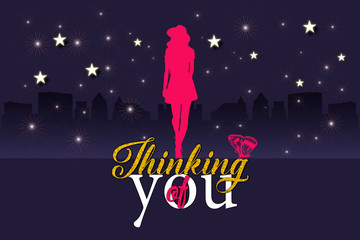thinking of you - card