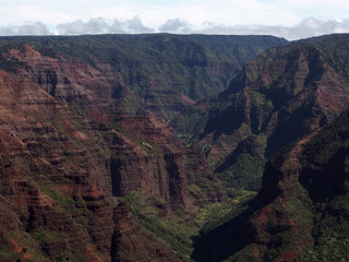 Lush Mountains of Waimea Canyon