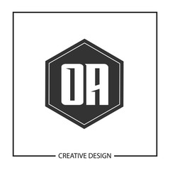 Initial Letter OA Logo Template Design Vector Illustration