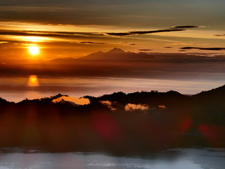 Fototapeta premium Bali Volcano Sunrise