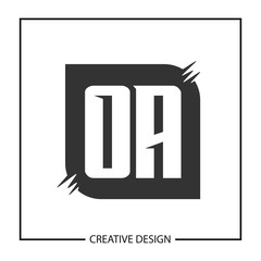 Initial Letter OA Logo Template Design Vector Illustration
