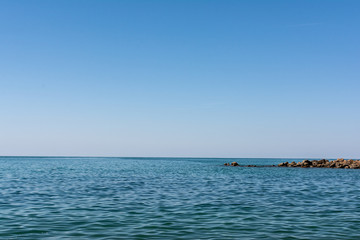 sea and blue sky