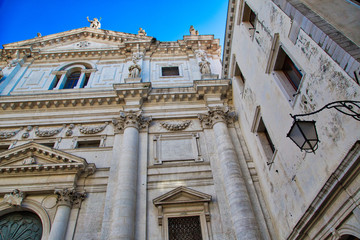 Obraz premium Venice streets near Saint Marco square at sunset