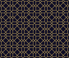  Ornamental vector seamless geometric pattern.