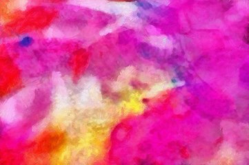 Dirty chaotic painting background. Dry textured strokes of paint. Grunge simple close up texture. Abstract backdrop for graphic design. Web banner pattern cover. 