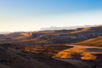 Fototapeta na wymiar Golden Gate Highlands National Park panorama, South Africa
