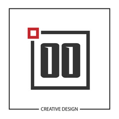 Initial Letter OO Logo Template Design Vector Illustration