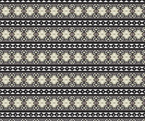 Tribal art pattern. Ethnic geometric print. Aztec colorful repeating background texture.vector illustration.