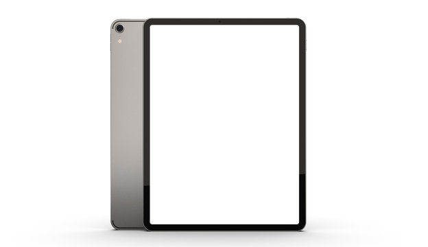 Tablet in the new version. Template, mockup.