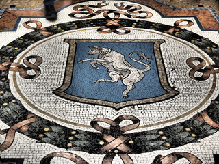 the bull, tourist attraction, famous lucky charm of Milan