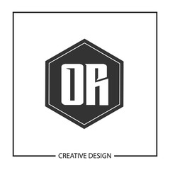Initial Letter OR Logo Template Design Vector Illustration