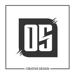 Initial Letter OS Logo Template Design Vector Illustration