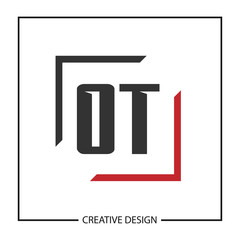 Initial Letter OT Logo Template Design Vector Illustration