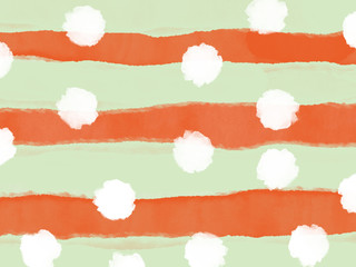green ,white  and orange retro color  abstract background
