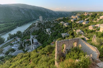 Fototapeta na wymiar Pocitelj Fortified Town In Bosnia And Herzegovina