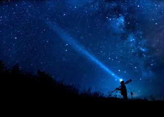 Plakat Photographing the milky way