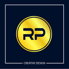 Initial Letter RP Logo Template Design Vector Illustration
