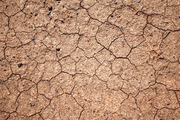 Red dry earth during Australia's droughts