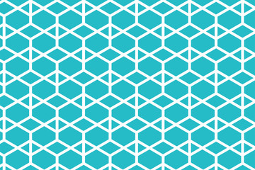 Fototapeta premium Geometric pattern background. blue background