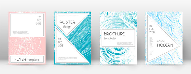 Cover page design template. Stylish brochure layou