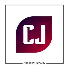 Initial Letter CJ Logo Template Design Vector Illustration