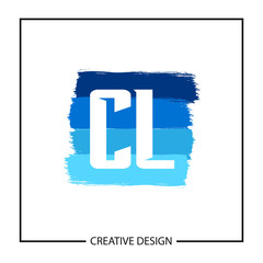 Initial Letter CL Logo Template Design Vector Illustration