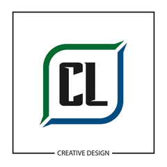 Initial Letter CL Logo Template Design Vector Illustration