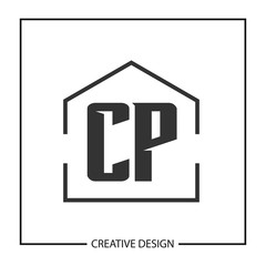 Initial Letter CP Logo Template Design Vector Illustration