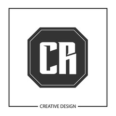 Initial Letter CR Logo Template Design Vector Illustration