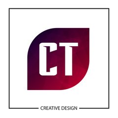 Initial Letter CT Logo Template Design Vector Illustration