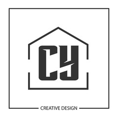 Initial Letter CY Logo Template Design Vector Illustration