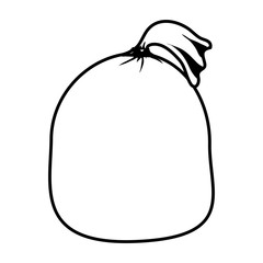 santa claus bag icon