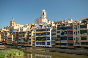 Obraz premium Aufnahmen von Girona in Katalonien Spanien