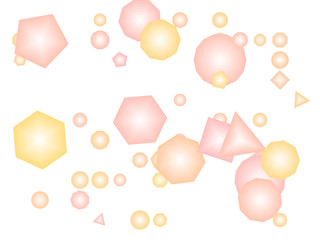 背景　パターン　ランダム　グラデーション　多角形