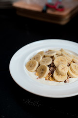 sweet homemade muesli make me happy in this day