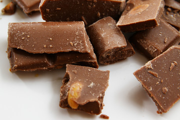 Chocolate bar texture as backgrund