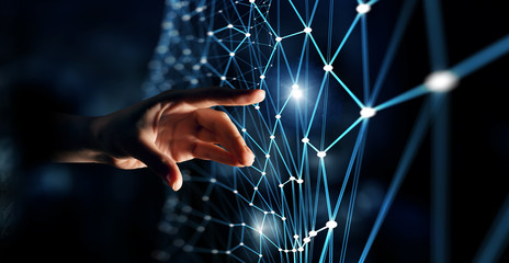 New technologies for connection. 3d rendering © Sergey Nivens