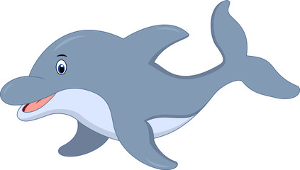 cute dolphin cartoon