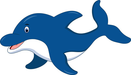 Cute Dolphin Cartoon