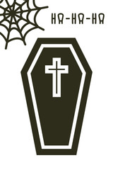 Obraz premium Halloween card.