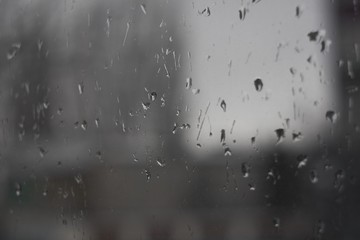 rain drops on the window