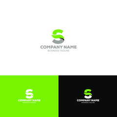 Letter S Organic Logo Template