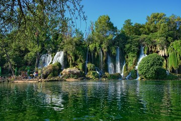 Waterfall In Bosnia And Herzegovina