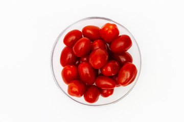 Tomaten in einer Glasschale