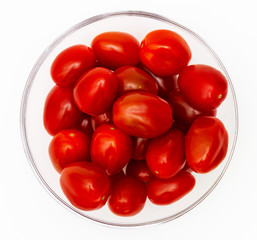 Tomaten in einer Glasschale