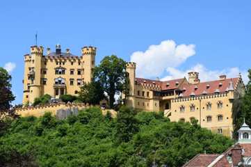 Fototapeta na wymiar Schloss (Castle) Hohenschwangau, Bavaria, Germany