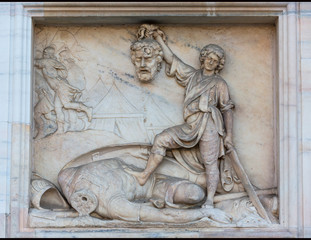 Milan Cathedral (Duomo di Milano), gothic church, Milan, Italy.