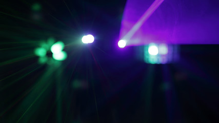 background image of lights in night club.photo with copy space