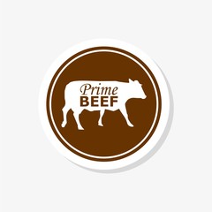 Prime Beef Butcher Shop sticker