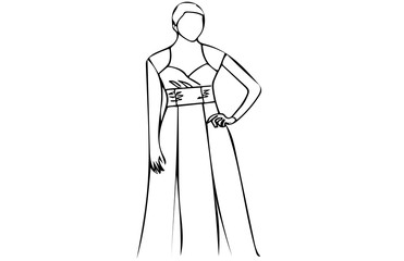 Silhouette of a woman